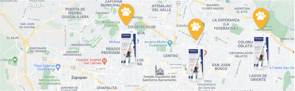 Encuentra el producto en la clínica veterinaria más cercana